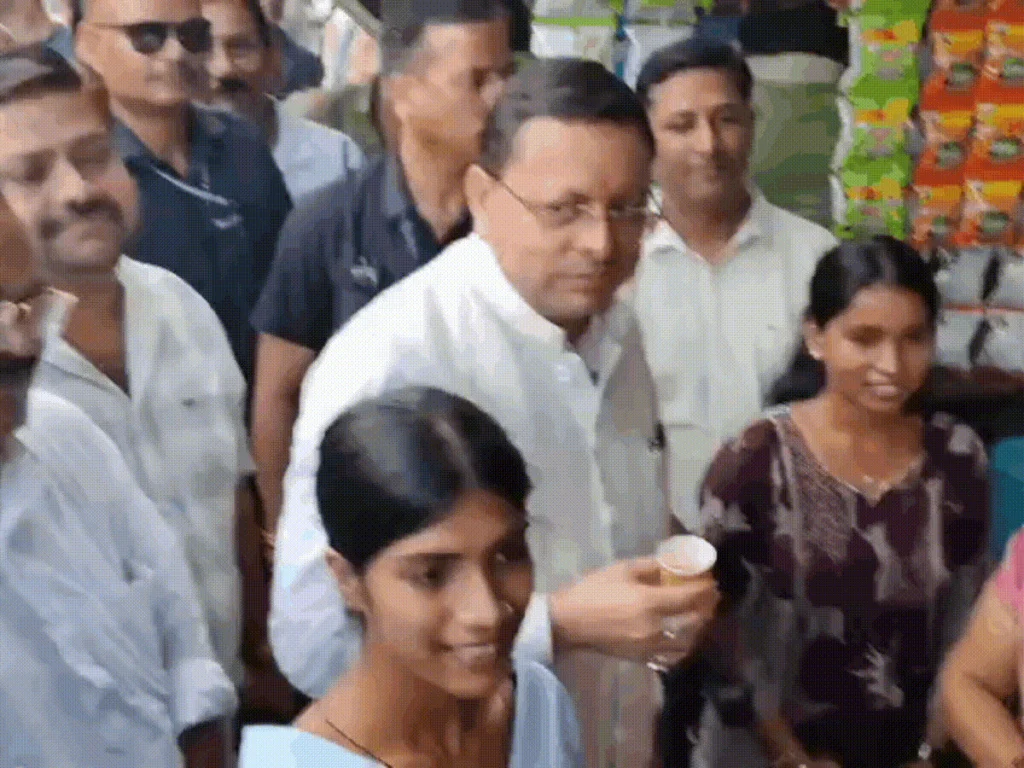 चाय के कप में जाति तलाशने पर सीएम धामी ने राहुल गांधी को घेरा
